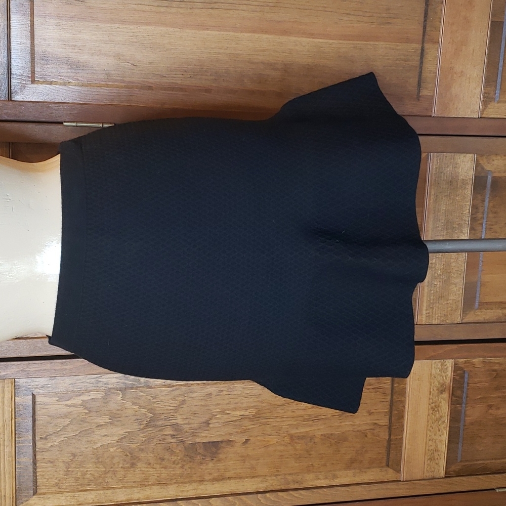 Theory Black Gida O Dream Flounce Hem Skirt Sz S